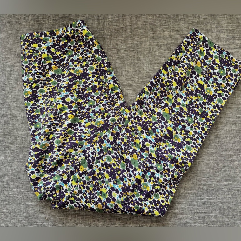 Floral Leggings Pants - Women